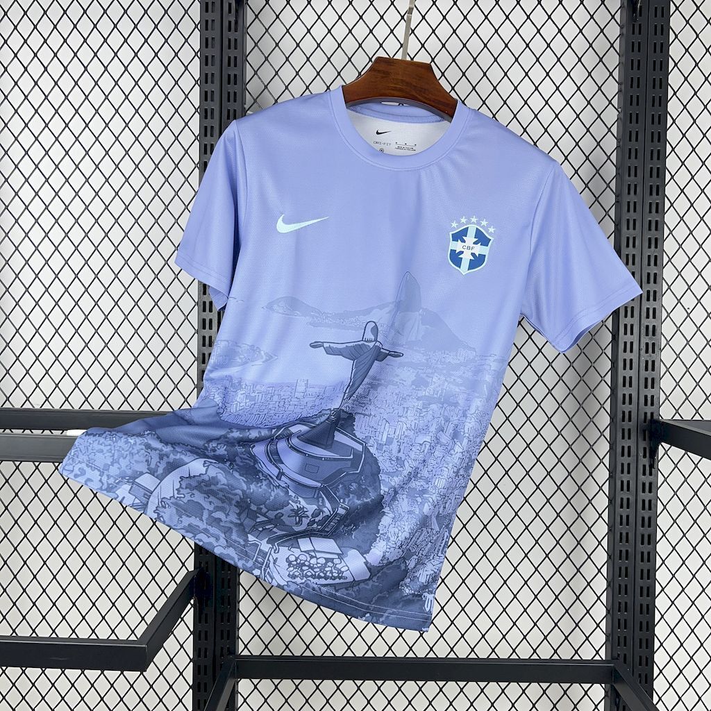 Maillot Brésil 25/26 – Édition Spéciale Violet Clair