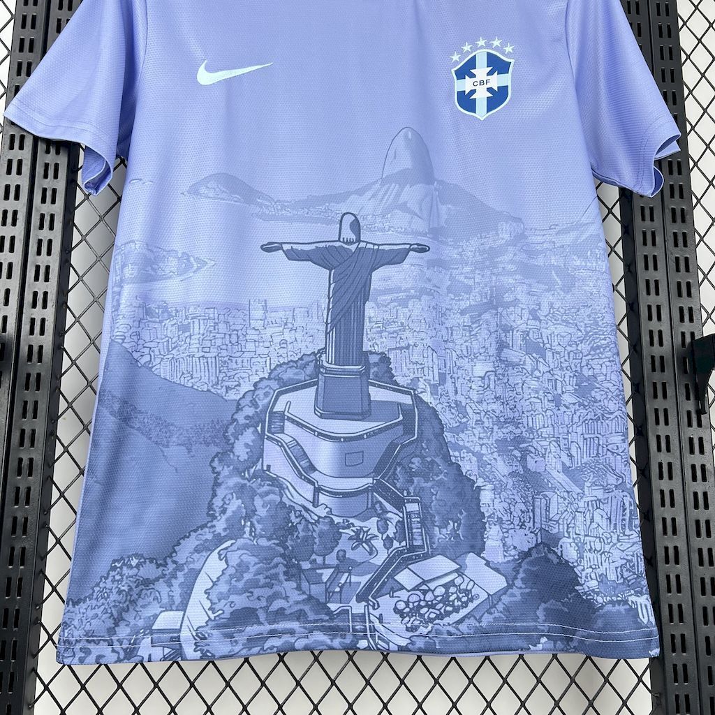 Maillot Brésil 25/26 – Édition Spéciale Violet Clair
