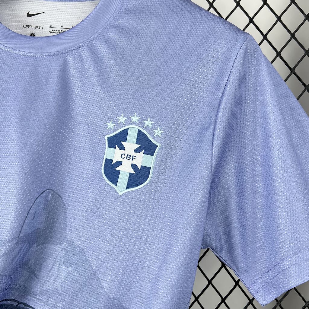 Maillot Brésil 25/26 – Édition Spéciale Violet Clair