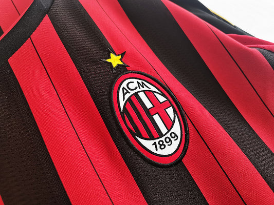 Retro 13/14 AC Milan Home Long Sleeve