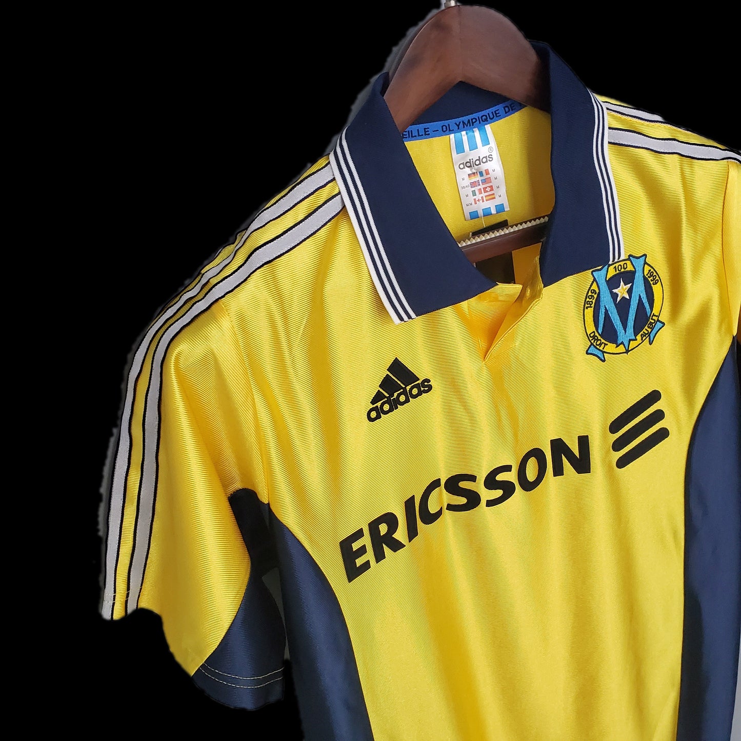 Maillot Rétro OM 1998/99 – Extérieur Jaune