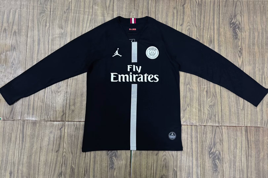 Maillot Rétro Paris Saint-Germain 2018-2019 – Manches Longues – Noir
