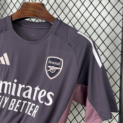 Arsenal 24/25 Tiro Training Jersey – Violet (Aurora Black / Purple)