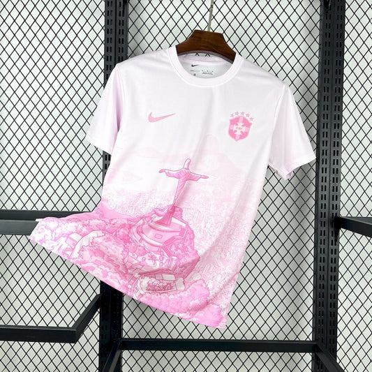 Brazil 25/26 Special Edition Jersey – Pink & White